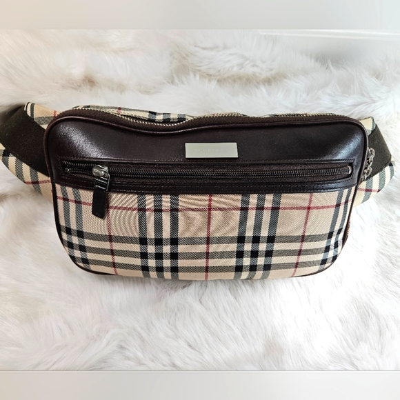 Burberry Handbags - Burberry Novacheck Belt Bag / Bum Bag / Fanny Pack (COA)